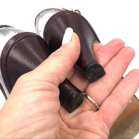 Salvatore‎ Ferragamo Vintage Brown Slingback 8.5N - Picture 6 of 10